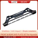 Anti Impact Hyundai Ix35 Cars Body Parts Front And Rear Skid Plates