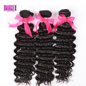China Peruvian Deep Wave Bundles With Closure 8-30 inch factory