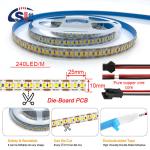 10mm 240leds 4000K Natural Die-Cutting Board SMD2835 Led Strip Light for Indoor