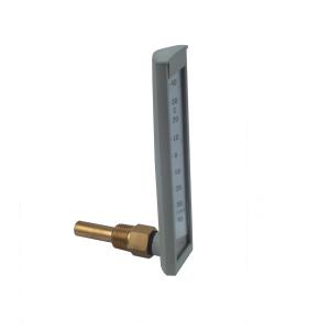China 1/4&quot; BSP 110mm Blue Liquid Industrial Glass Thermometer 40C factory