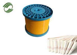 China Canvas Hose Industrial Polyester Yarn 1.2mm 1.3mm 18%-30% Elongation factory