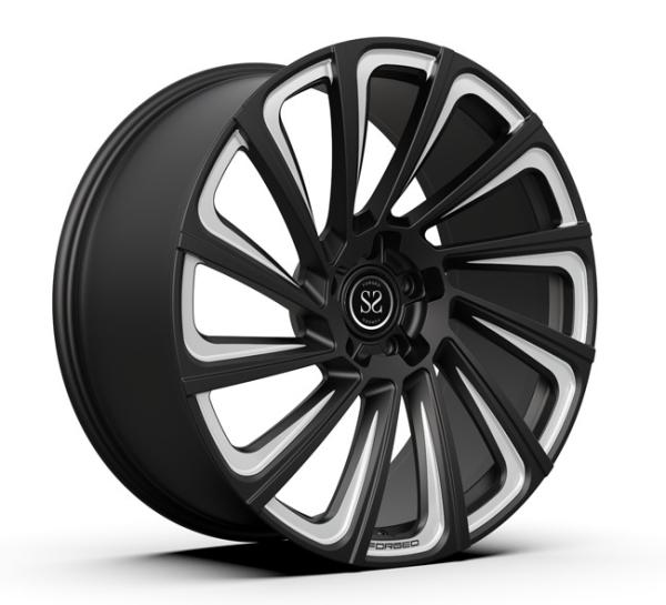 23inch 23 X 11 Forged Monoblock Rims Matte Black Milled Mercedes Benz G Class