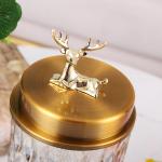 13cm Diameter 300ml 500ml Lead Free Glass Storage Jars