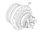 527-7077 511-6008 511-6009 For CAT Excavator 318F 320GC 323GC 325F Travel