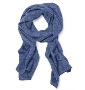 China Birdseye 100 Percent Ladies Cashmere Scarf , Floating Jacquard Easy Knit Scarf factory