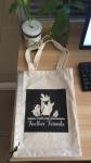 Canvas Customized Logo 25x37x5cm Shopping Tote Bag