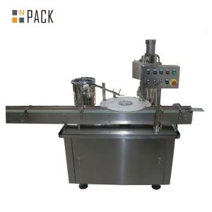 China Stainless Steel Glass Bottle Capping Machine PLC Control Electric Bottle Capper factory