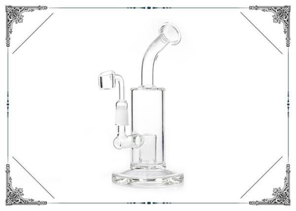 Dab Oil Rig Bubbler Mini Smoking Water Pipes Pressing Crystal Thick Base With