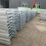 Good Ventilation Ladder Type Cable Tray High Corrosion Resistance 50mm-1000mm
