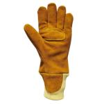 Hysafety Fireman Gloves / Cowhide Leather Work Gloves Classic Wristlet Cuff