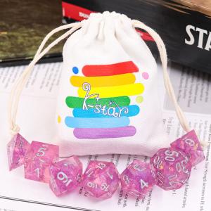 China Waterproof Resin RPG Dice Set Portable Manual Grinding Durable factory