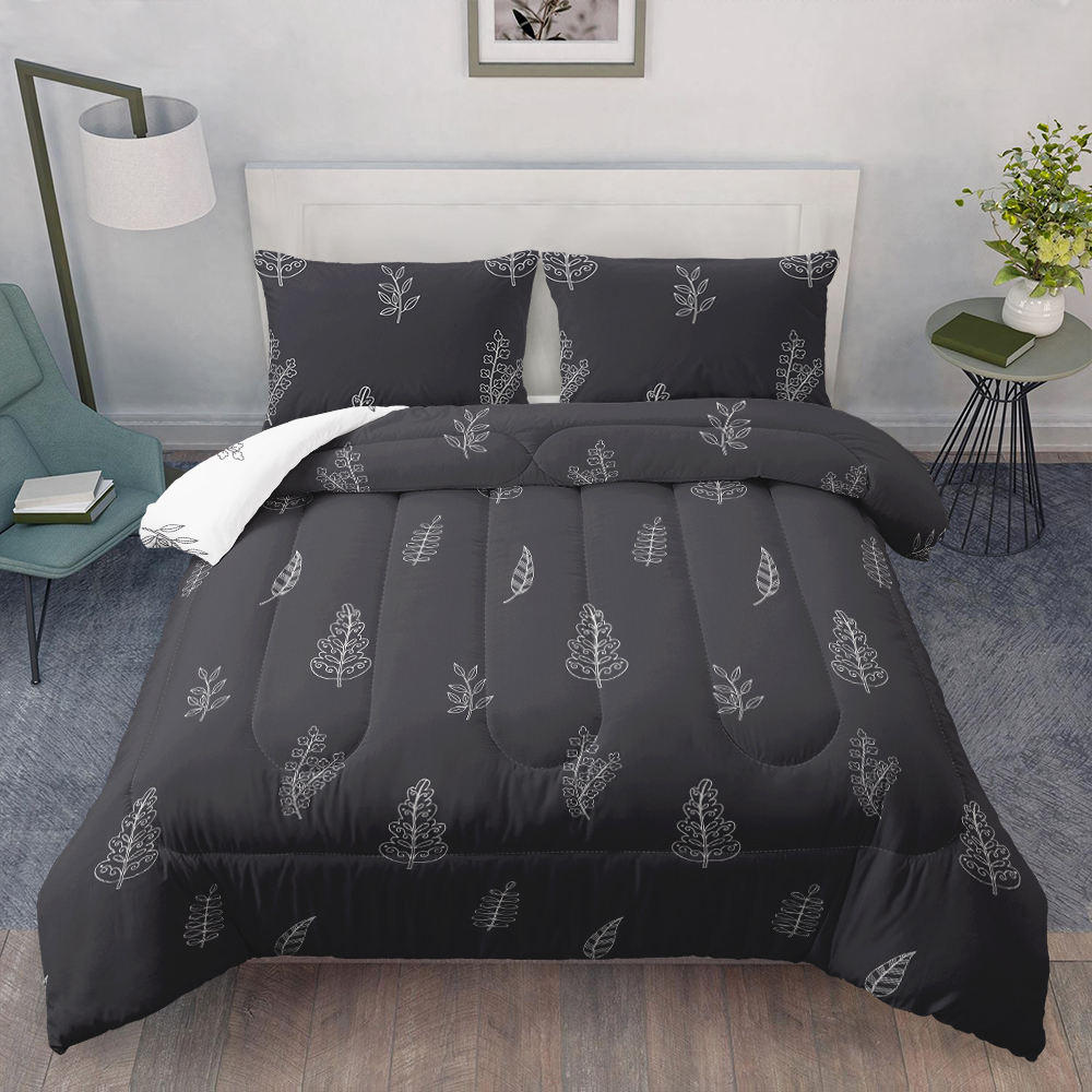 Add a Touch of Sophistication to Your Bed with Geometric Pattern Flannel Bedding Set