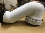 Sit Implement Toilet S Bend Waste Pipe Outlet Water Joint Connect Tube