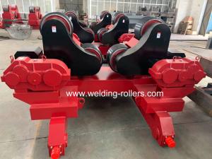 China 40 Ton Self Aligning Tank Turning Pipe Welding Roller For Wind Tower 2*1.5KW factory