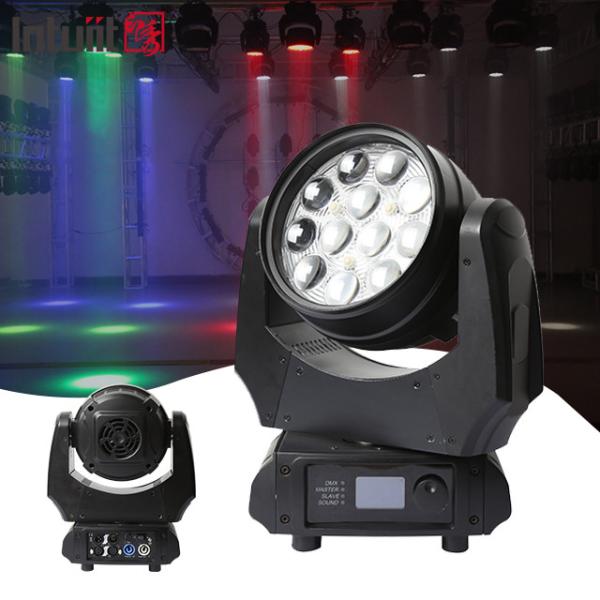 Led 12x10W 4in1 RGBW Washer Zoom Moving Head Stage Light For DJ Disco Night Club