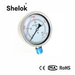 Stainless steel kpa mmH2O 304SS copper dual scale micro vacuum capsule pressure