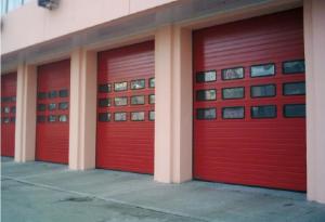 China Insulated Sectional Overhead Doors Open Style Maximum Height 8000 380v/50HZ factory