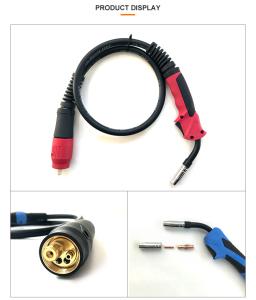 China MB15AK Mig Torch 65% Duty Cycle 180A Flexible Mig Gun GOWELLDE factory