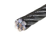7x7 6x19 FC IWRC 6x36 19x7 Trolleying High Carbon Galvanized Steel Cable for