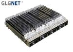 QSFP28 Cage 4 Ports QSFP28 Cage Assembly with Heat Sink for 40G to 100G Ethernet