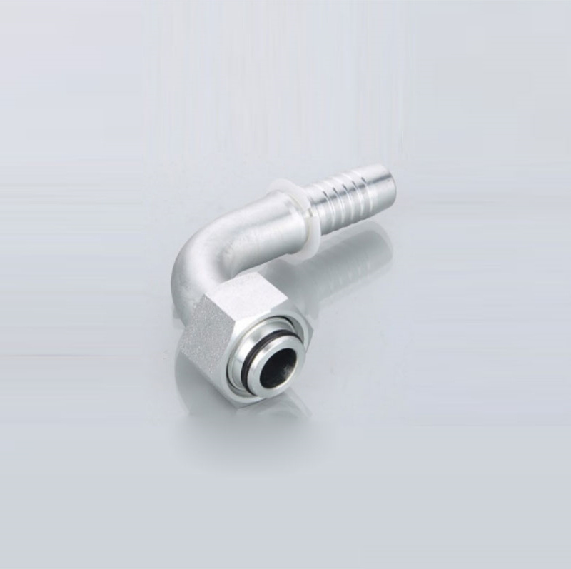 Quality Hydraulic Hose Fitting 90 Degree Metric Female 24 Degree Cone O-Ring 20591