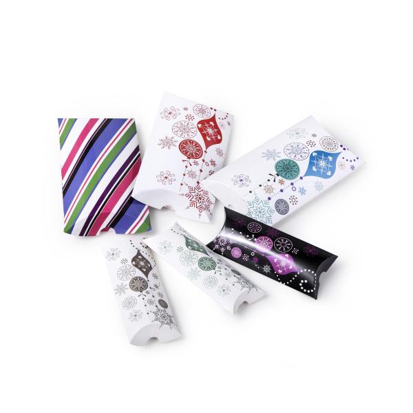 Luxury Printed Pillow Box Kraft Paper Gift Pillow Box Printing Service