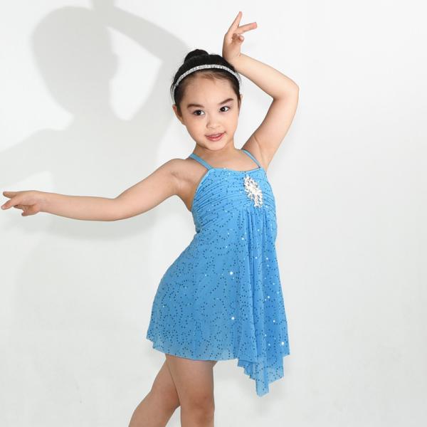 Fully Sequin Lyrical Sleeveless Pleated Dress Mesh Bust Gathering Headpiece