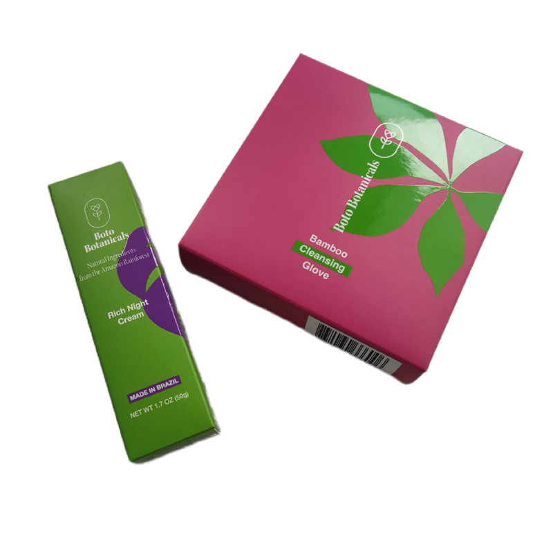 Custom Design Folded Colorful Logo Printed Eye Contact Lenses Paper Box for Packaging