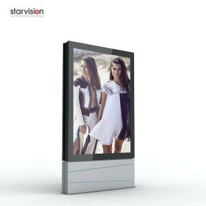 China high Resolution 75Inch Wifi Lcd Indoor Digital Signage 700 Cd/M2 For Airport factory