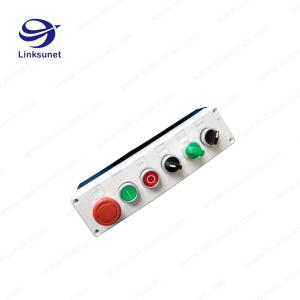 China Five Pin Custom Cable Harness Control Button Box Normally Open Closed factory