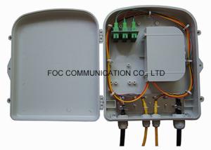 China Pre - Loaded Fiber Optic Termination Box Wall Mounted For FTTH Networks factory