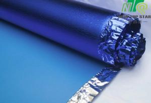 China 3mm Super EVA Foam Underlayment Noise Reduction With Blue Aluminum Film factory