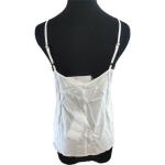 100% Viscose White Spaghetti Straps Top Summer Women'S Singlet