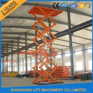 China CE Hydraulic Stationary Scissor Lift Work Table for Warehouse Cargo Lift factory
