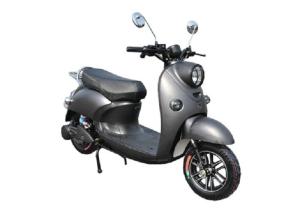 China Ash Plastic Body Electric Powered Moped / Bike Moped Alloy Wheel Front Disc Brake factory