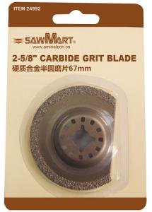 2-5/8 in. Carbide Grit Oscillating  Multi-Tool Half-Moon Blade
