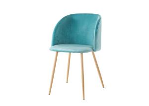 China Ergonomic Velvet Fabric Seat 13KGS 840mm Modern Leisure Chair factory