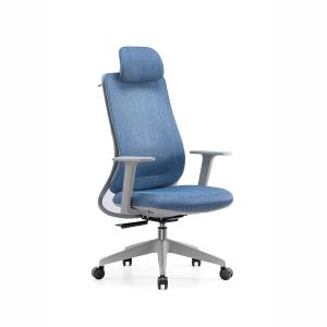 China Adjustable Height Swivel Manager Chair Modern Fabric Office Furniture for Executives factory
