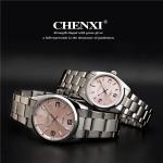 Japan Movemnet Quartz Watches Man Pink Color Stainless Steel Watch Wholesale