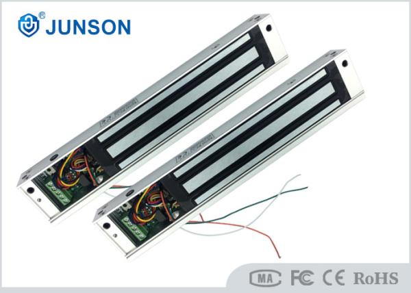 12 / 24V DC Electromagnetic Lock 600lbs JS-280SLD Zinc Finishes With Door Lock