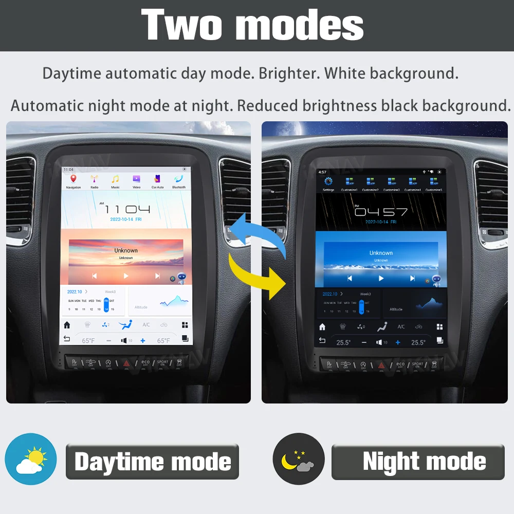 2014-2016 Durango Dodge Android Radio GPS Navigator Carplay Touch Screen