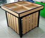OEM Wood Metallic Supermarket Display Shelving / Retail Display Rack