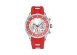 Screw Crown Stainless Steel Wrist Watch , Waterproof Quartz Watch Womens
