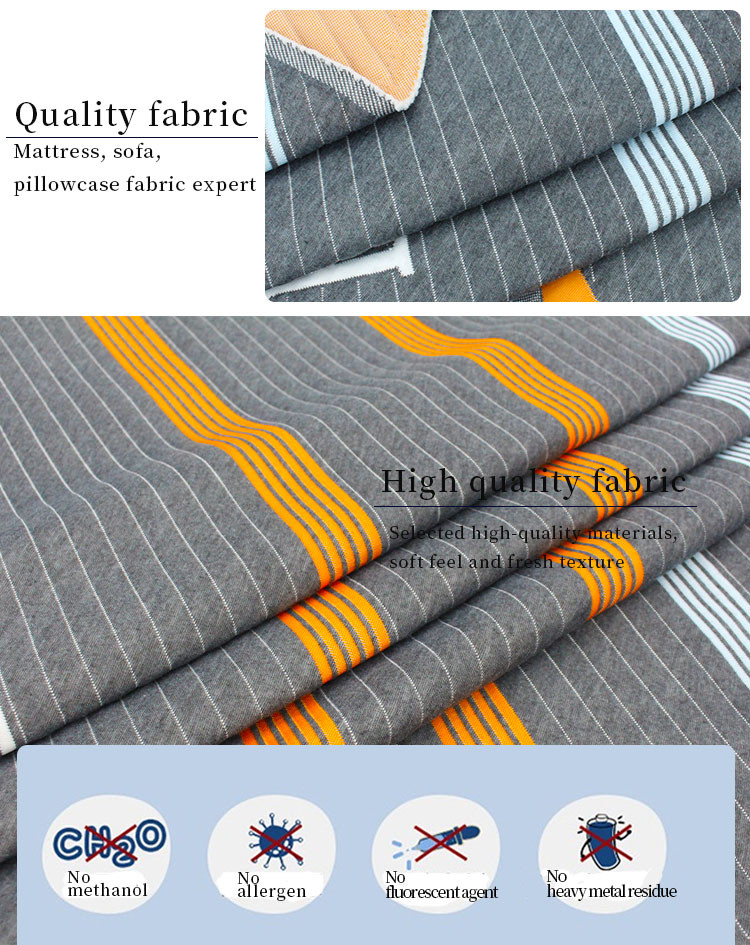 Knitted Jacquard Bamboo Fiber Fabric Yarn Dyed Polyester Latex Pillow Bed Cushion