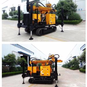 China 200m Depth Crawler Drilling Equipment Manufacturers With Air Compressor on sale