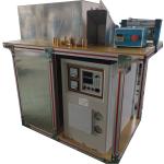 120A Medium Frequency Induction Forging Furnace For Copper Brass Bar 80KW