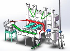 China Automated Activated Carbon Manufacturing Machinery High Productivity factory