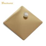 Sustainable Hairline Decorative Stainless Steel Sheet Sandblasted Silver Gold
