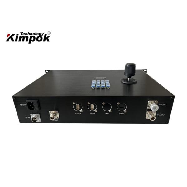 China HD COFDM Wireless Video Receiver 300MHz-4400MHz With Controller factory