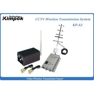 China CCTV 2000mW High RF Power Long Range Wireless Video Transmitter For Wireless Security System on sale